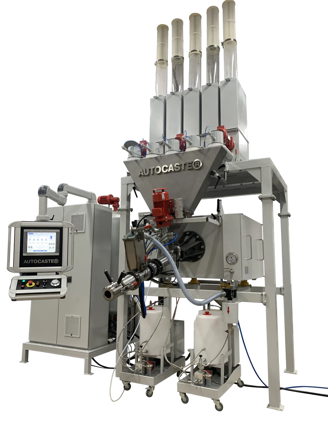 POLYBLENDER polyester casting line, complete unit